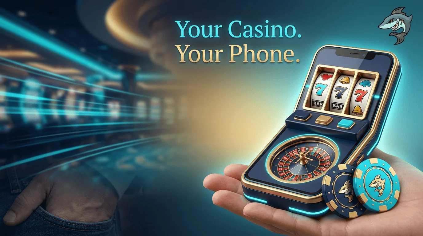 Winshark mobiles Casino auf dem Smartphone